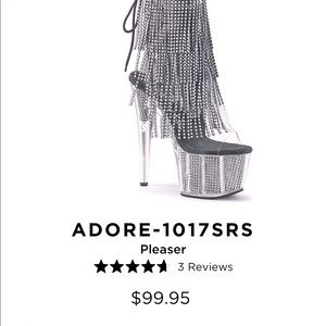 💍✨BEJEWELED 7INCH DANCER SHOES✨💍